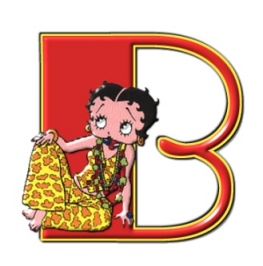Betty boop 3 alphabete