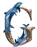 Delfin 2 transparent alphabete