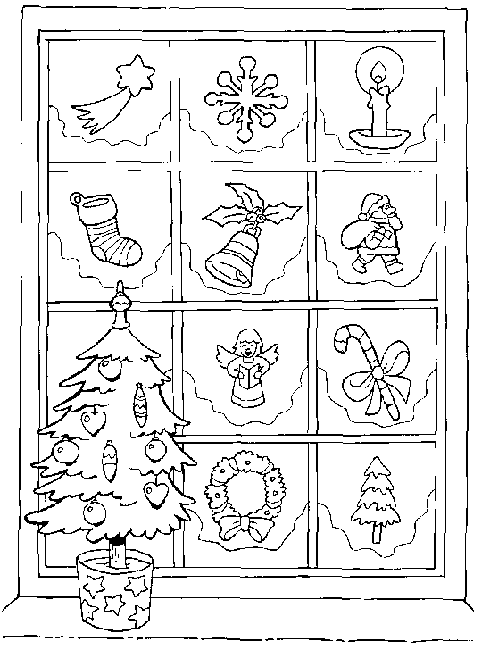 Weihnachten baume ausmalbilder