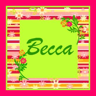 Becca namen bilder